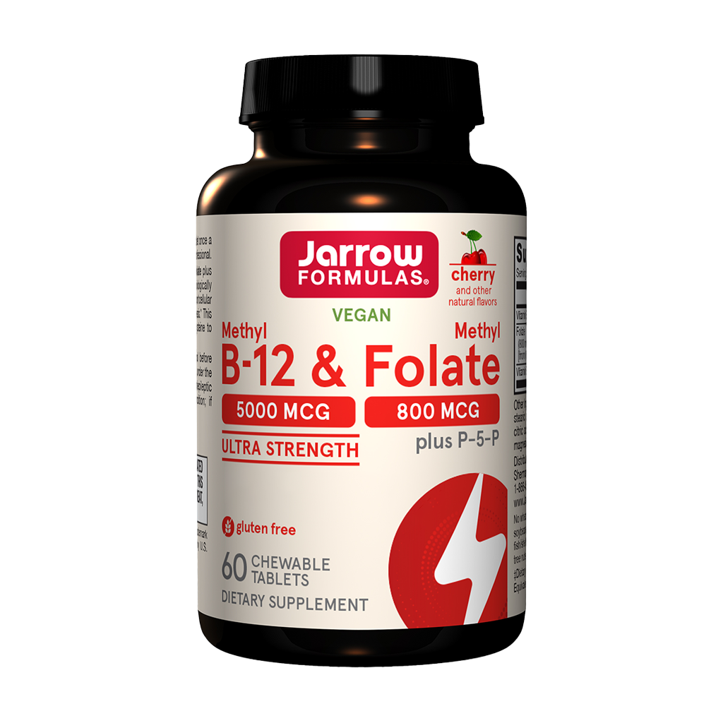 jarrow formulas methyl b 12 methyl folate cherry flavor 60 lozenges 1