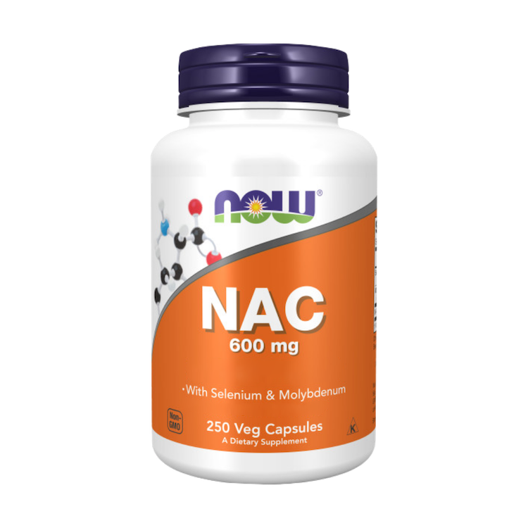 NOW Foods NAC 250 capsules front