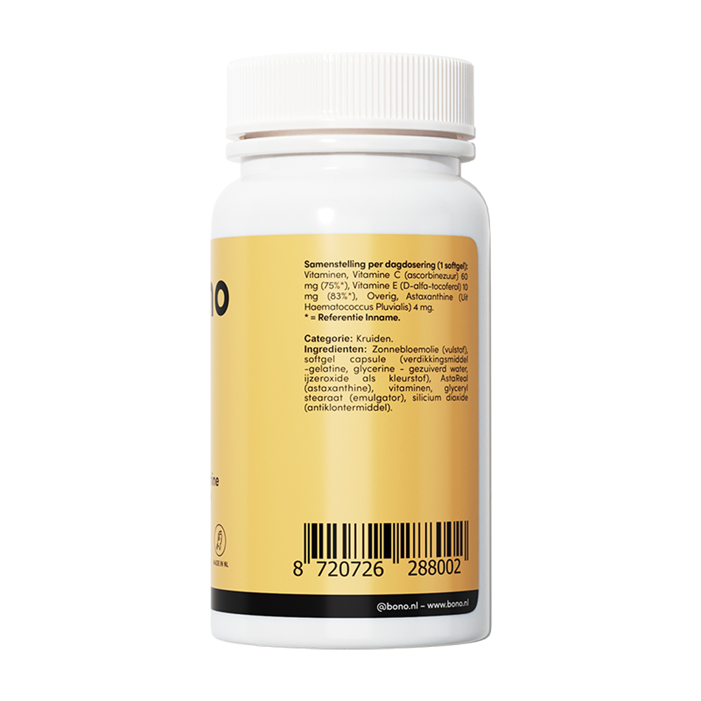 Bono Astaxanthin 4mg (60 softgels) side