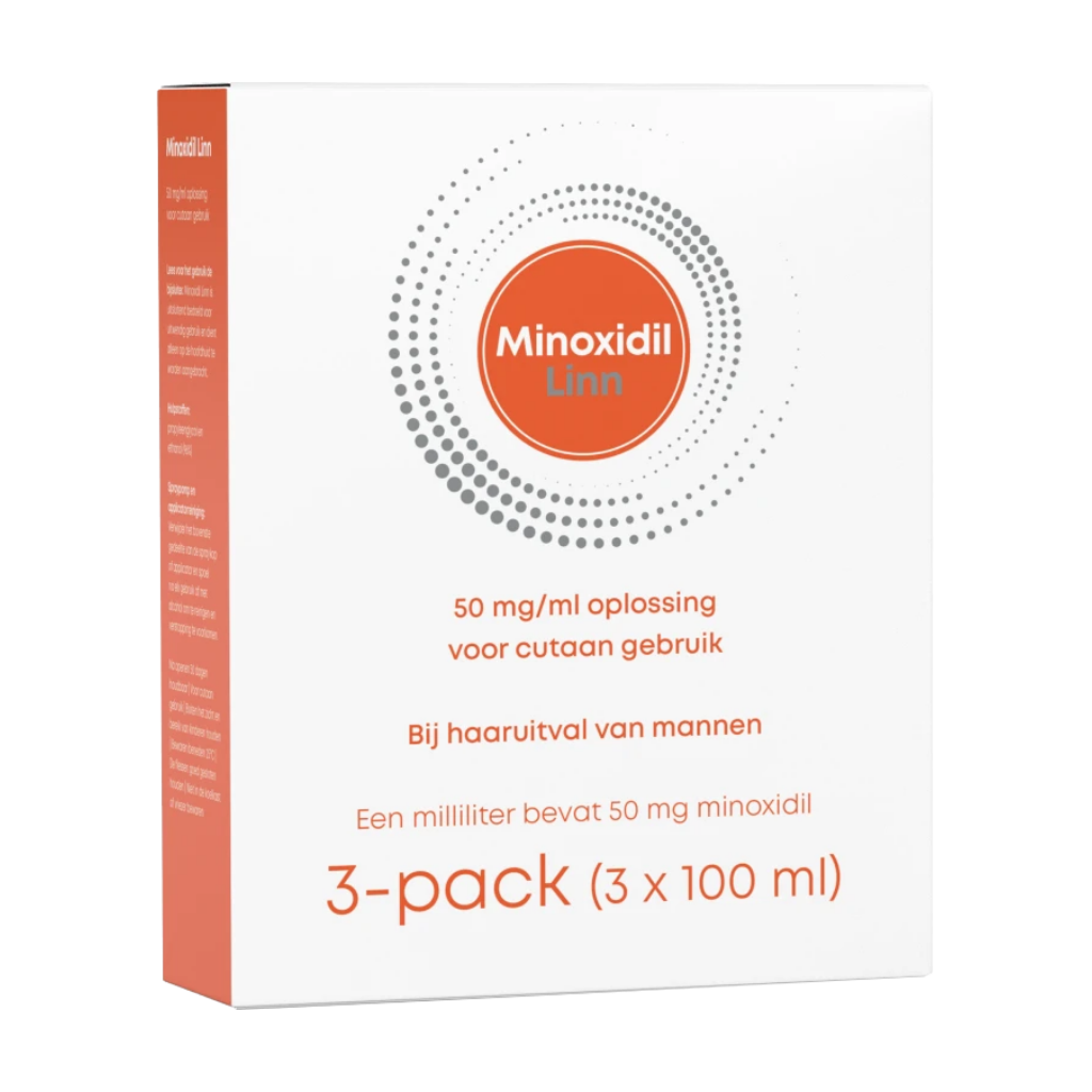 Minoxidil 5% (3x 100 ml.)