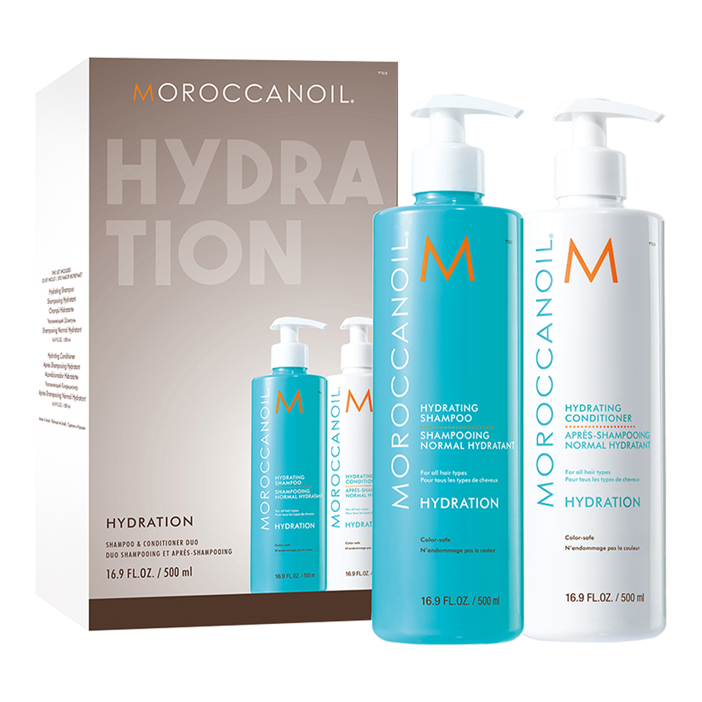 Moroccanoil Hydrating Shampoo & Conditioner (2x 500 ml.) met doos