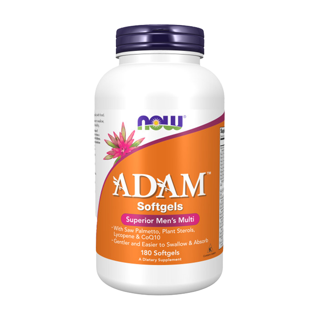 NOW Foods - ADAM Men's Multiple Vitamine softgels - size 90 softgels