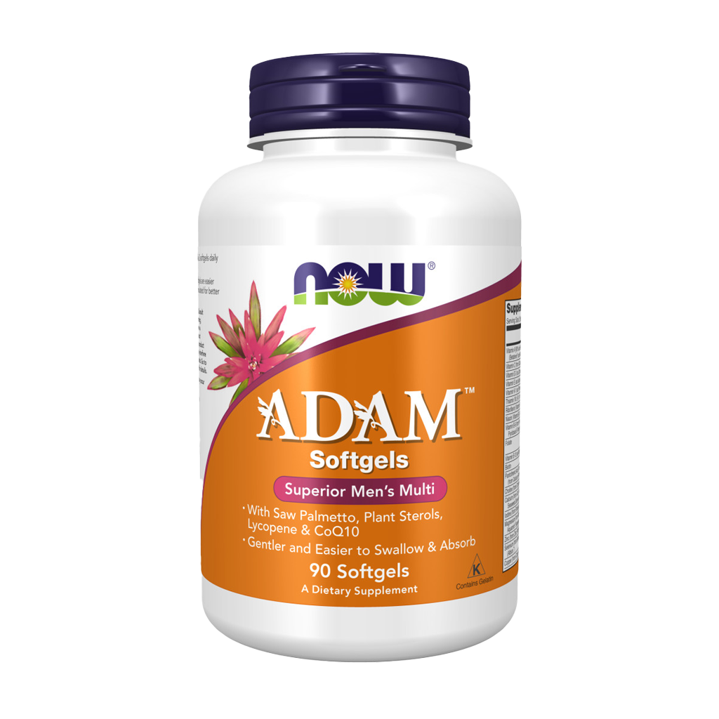 NOW Foods - ADAM Men's Multiple Vitamine softgels front