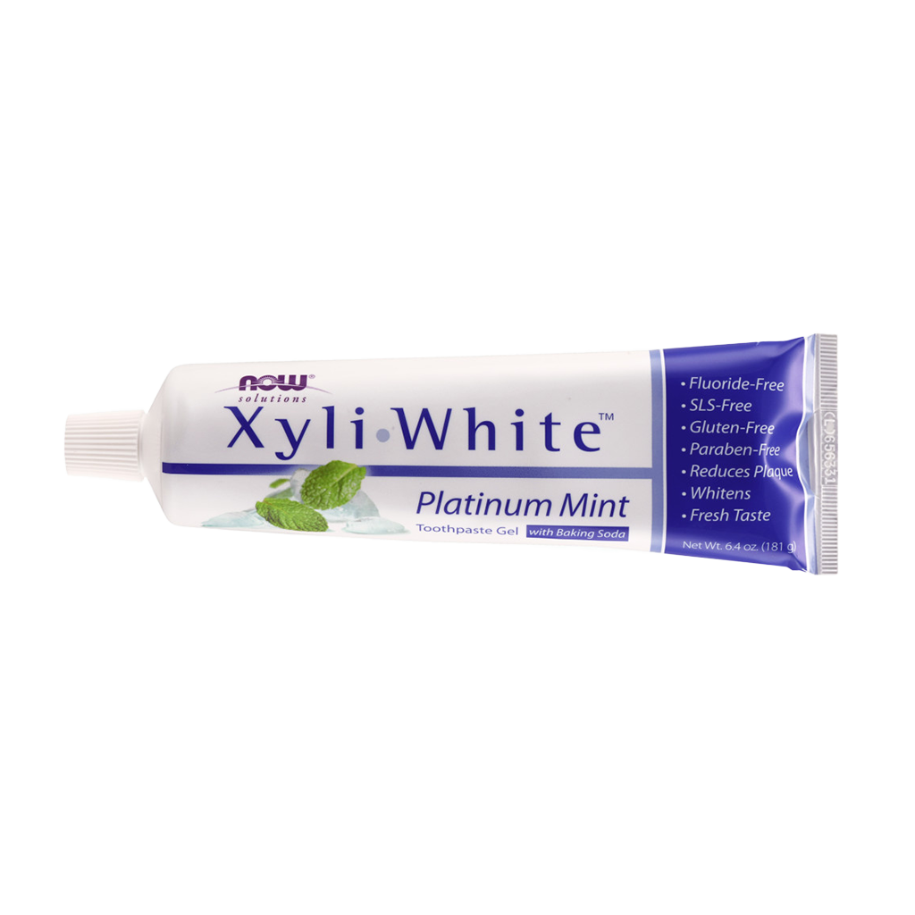 NOW Foods Xyliwhite Platinum Mint Tandpasta Gel Tube