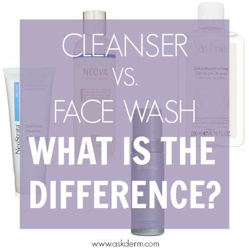 face wash and cleanser