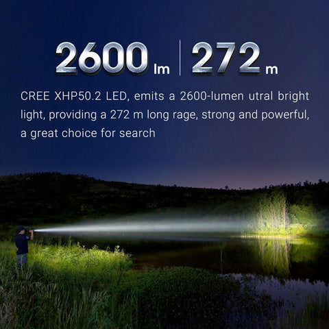 Nextorch TA41 | 2600 Lumen Tactical Flashlight