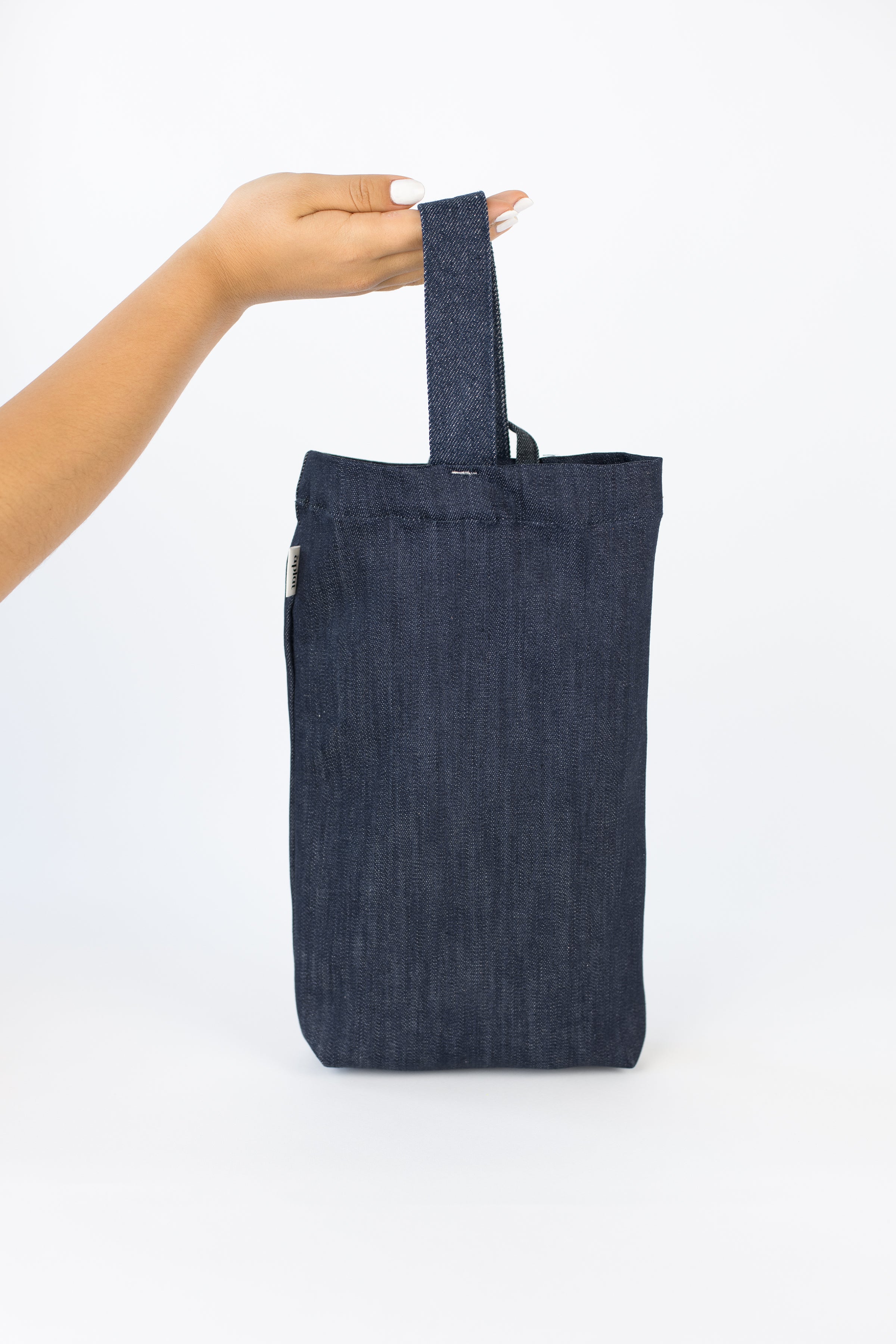 Vin Two Bottle Tote | Denim