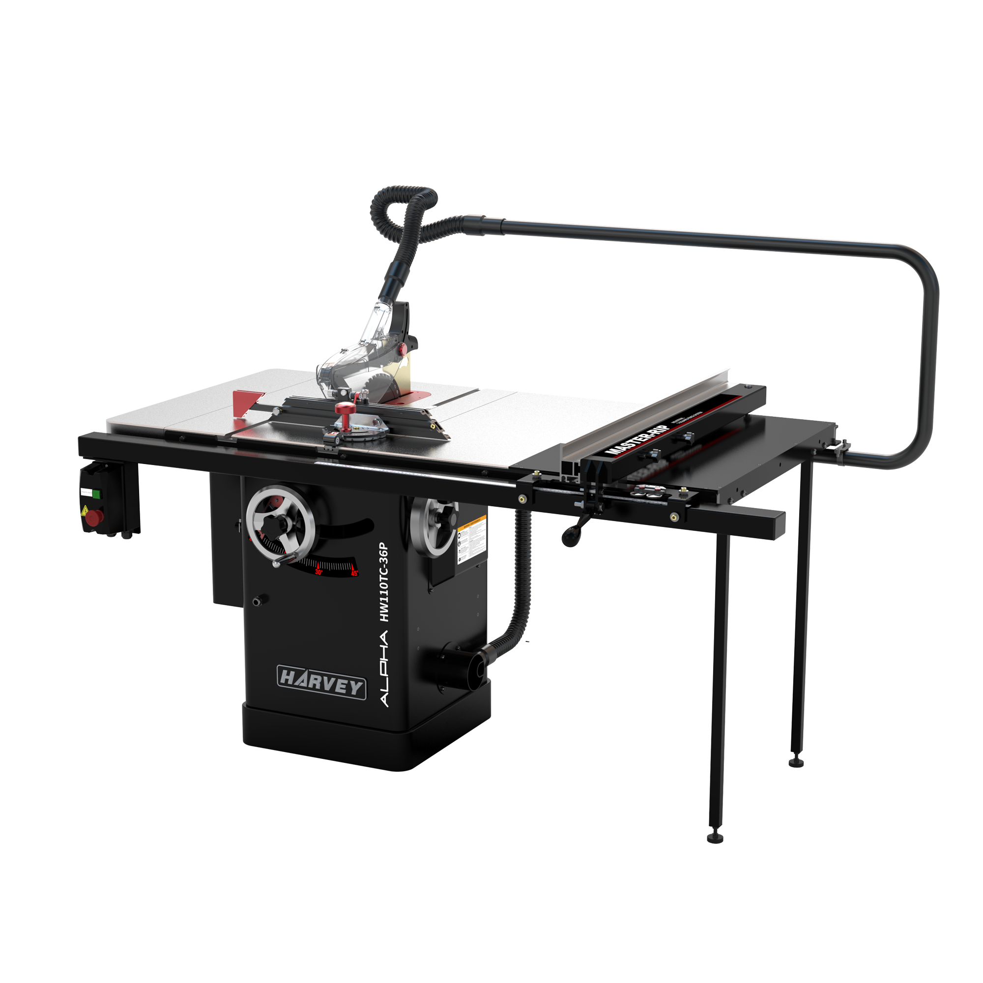 ALPHA HW110TC-36P & HW110TC-52P 10" 3HP Cabinet Table Saw - Harvey Woodworking product image