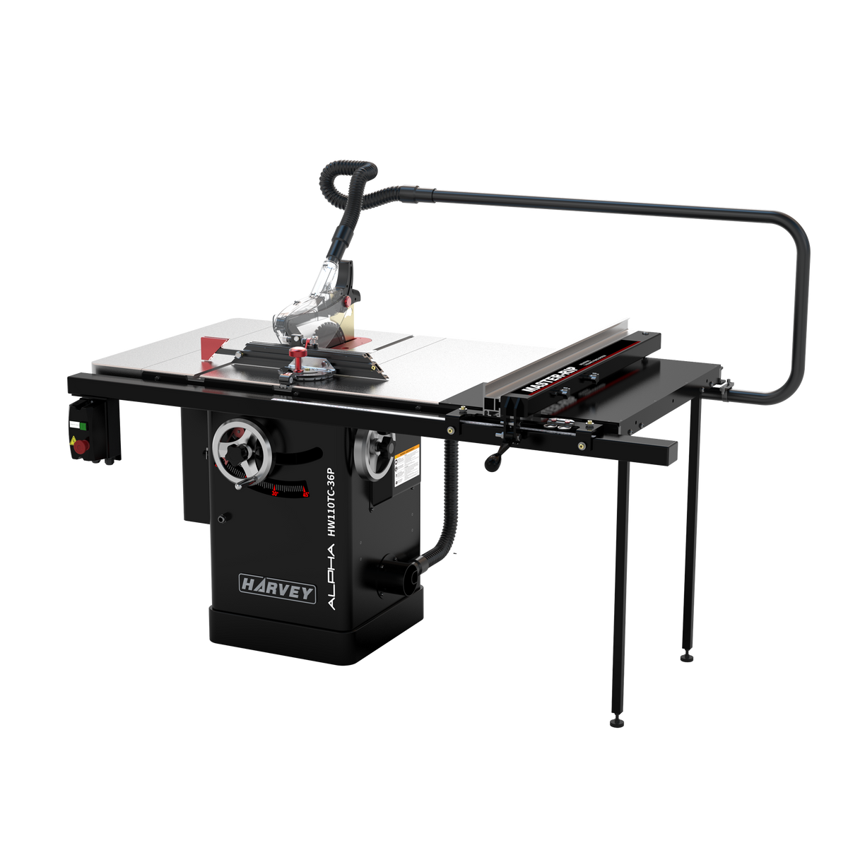 ALPHA HW110TC-36P & HW110TC-52P 10" 3HP Cabinet Table Saw