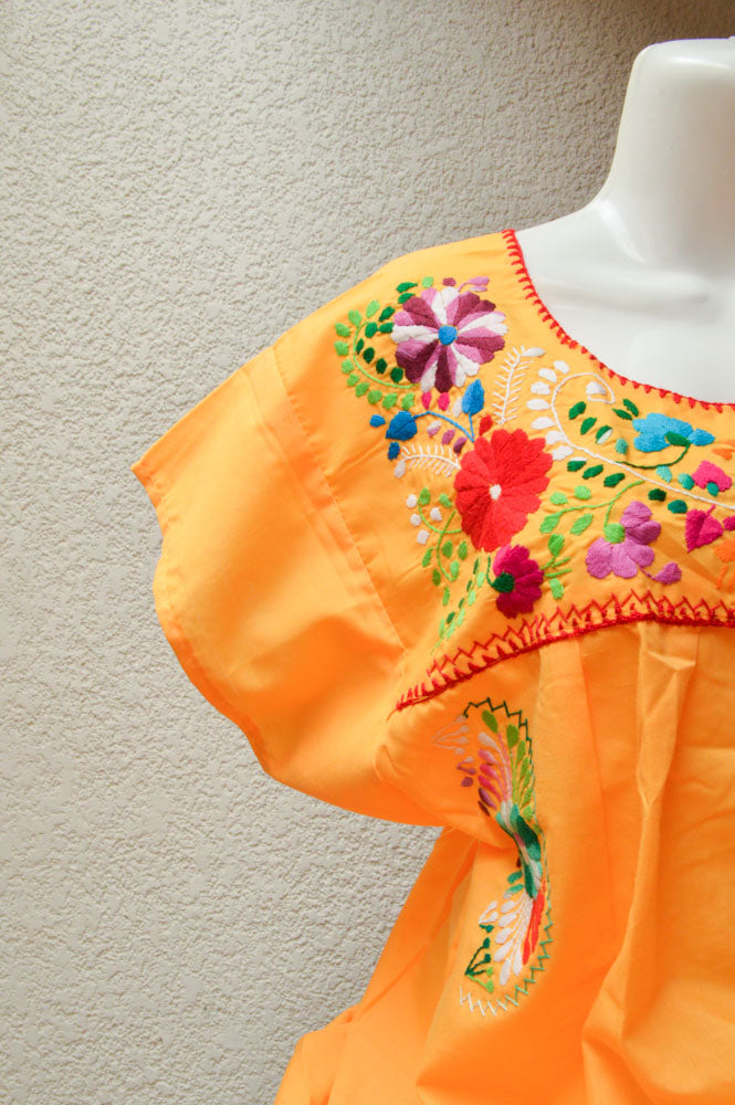 yellow mexican dress