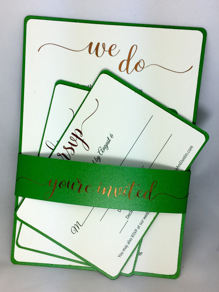 Download Sophisticated Wedding Invitation SVG Cut Set for Cricut Explore - Simply Cuttable