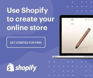 FREE 14 DAY TRIAL WITH SHOPIFY BUILD YOUR OWN WEBSITE BLOG