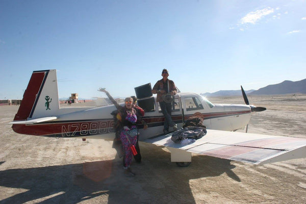 Plane Ride at Burning Man