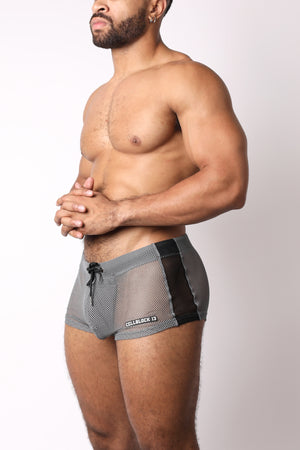 Vaux Mirage Short with Built-in Jockstrap Black VXS138-BLK at International  Jock