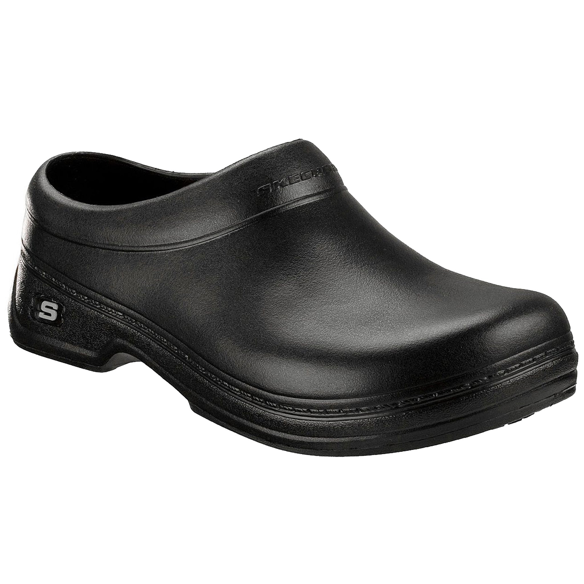 Skechers Men's 76778 Oswald Balder Slip Resistant Work Clogs – Shoe Store More