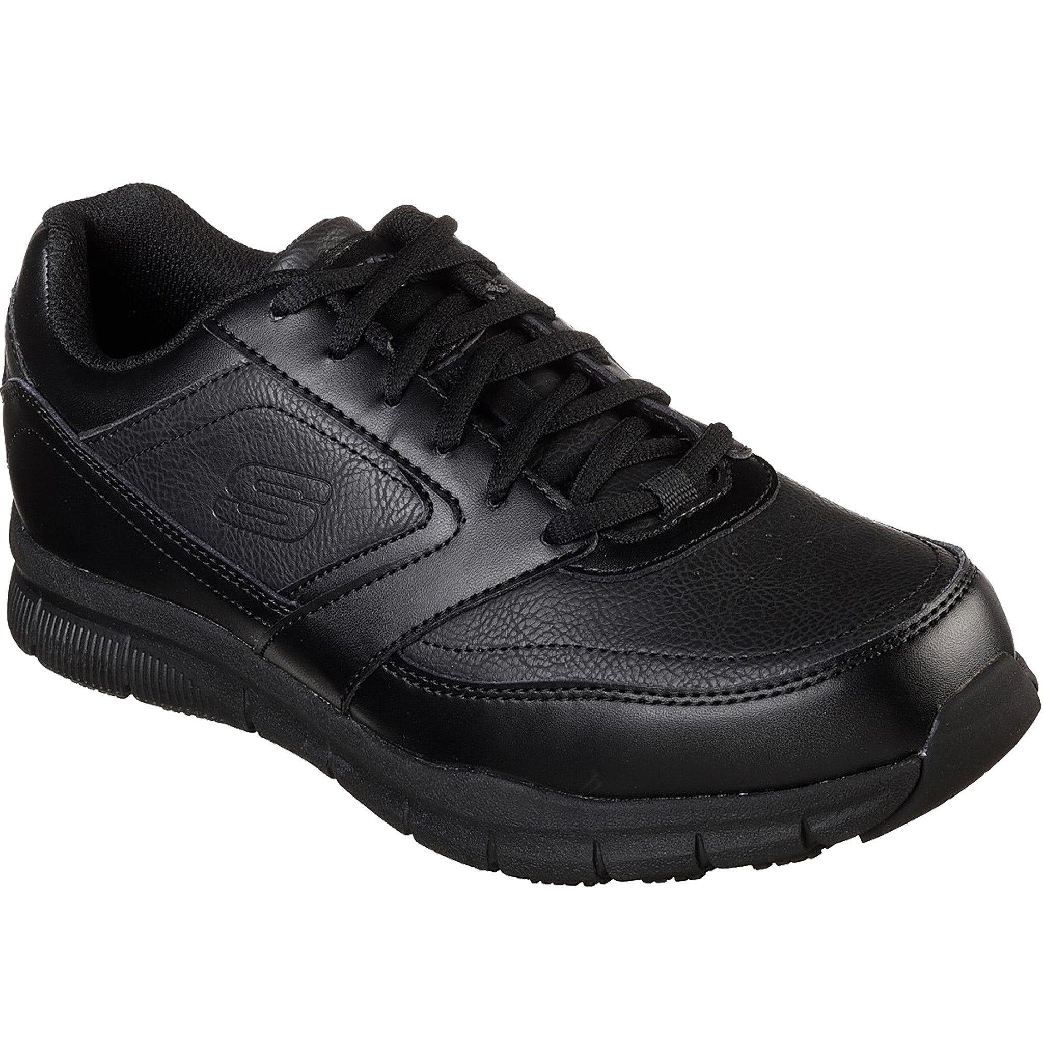 skechers slip resistant memory foam shoes