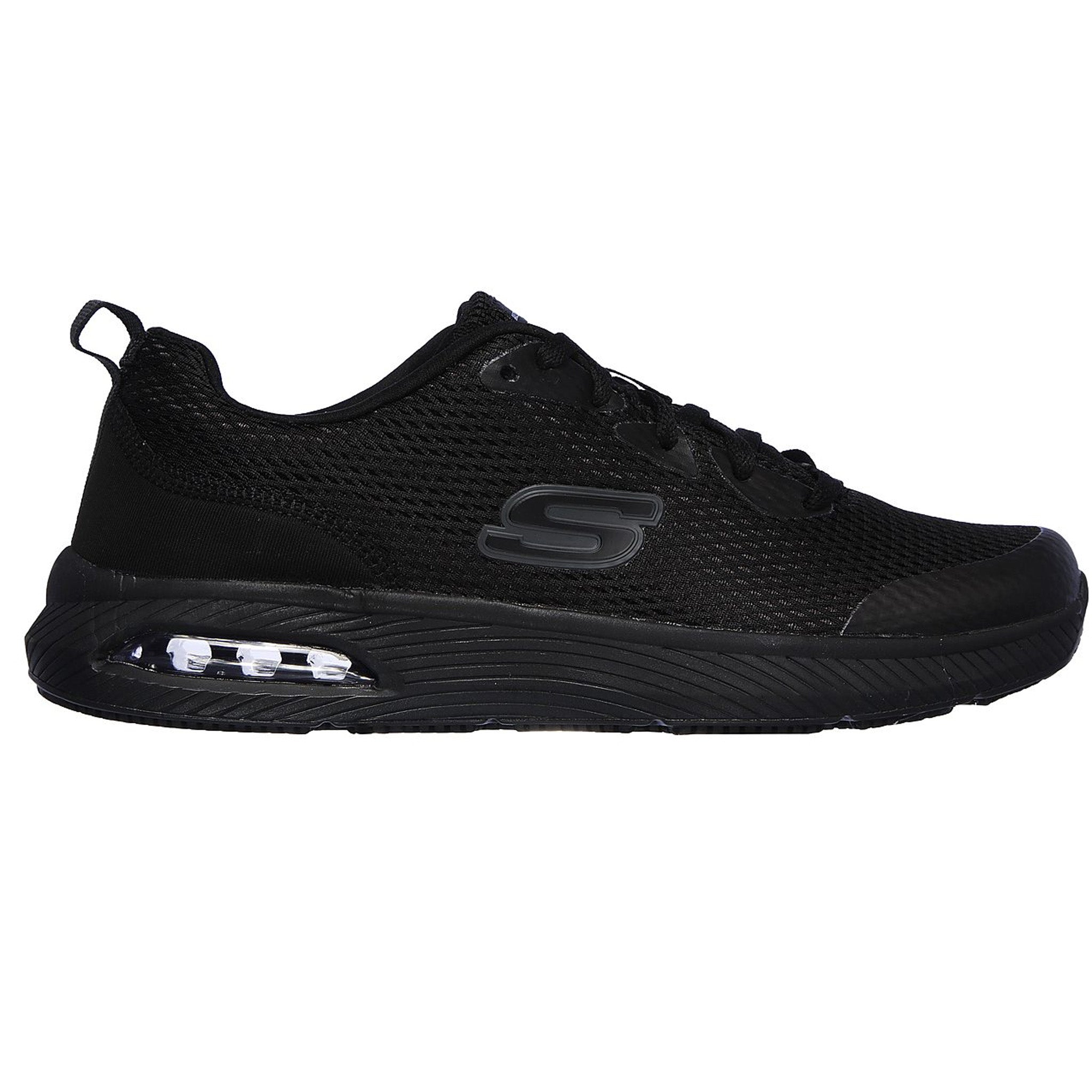 skechers memory foam mens black