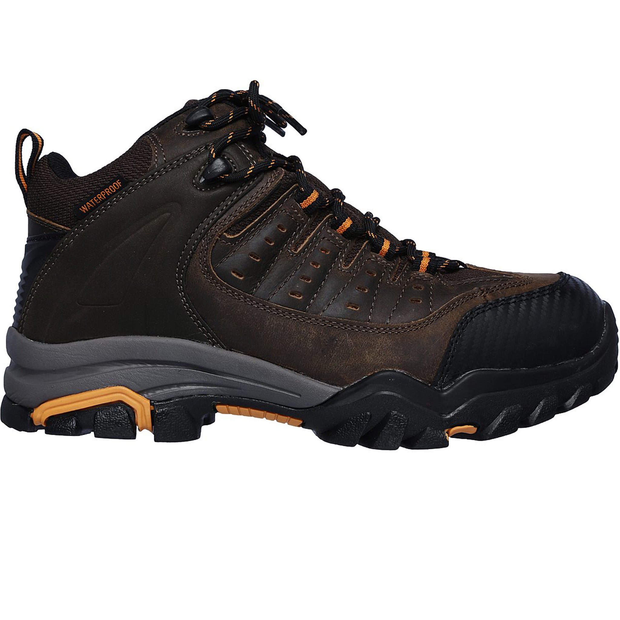 steel toe memory foam work boots