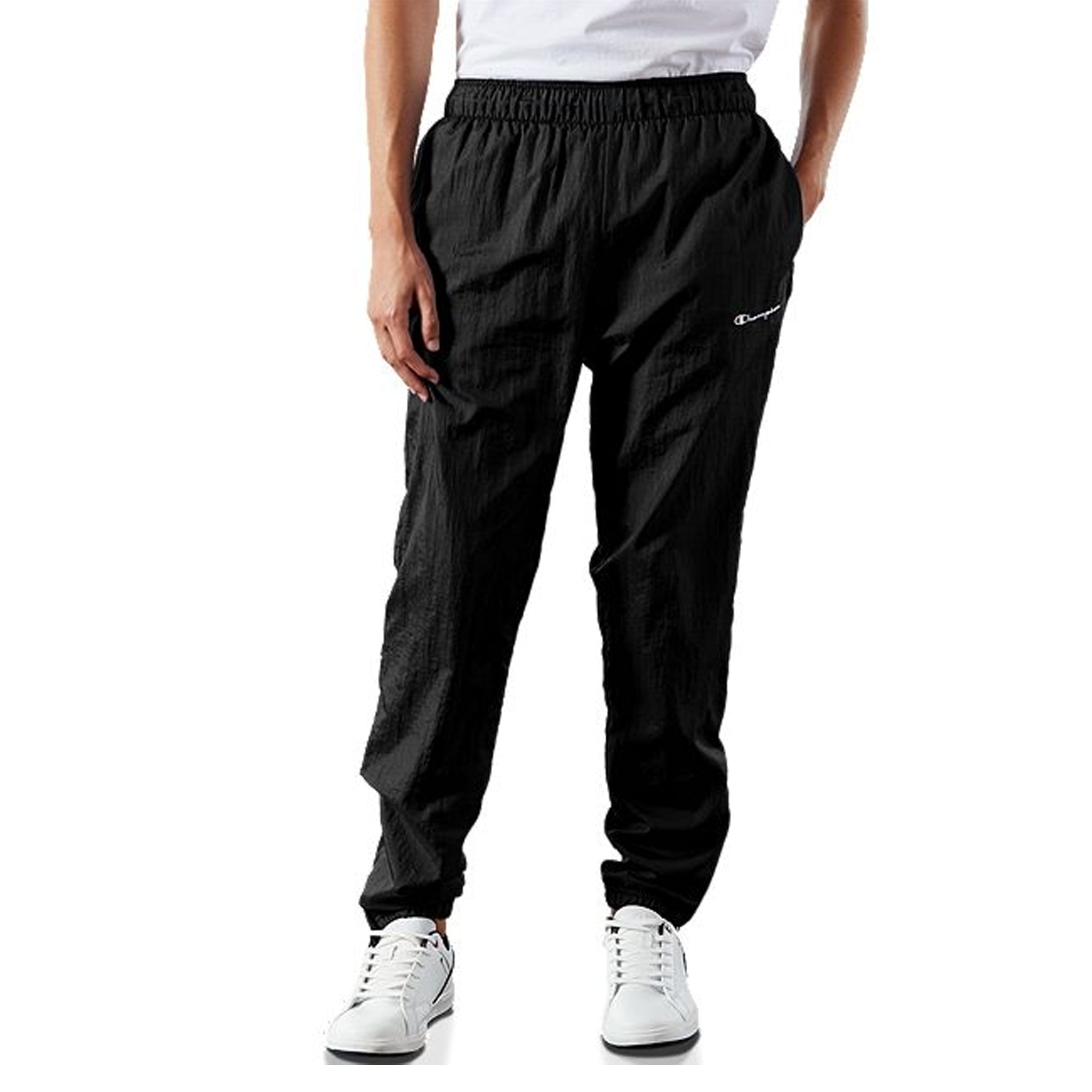 mens nylon warm up pants