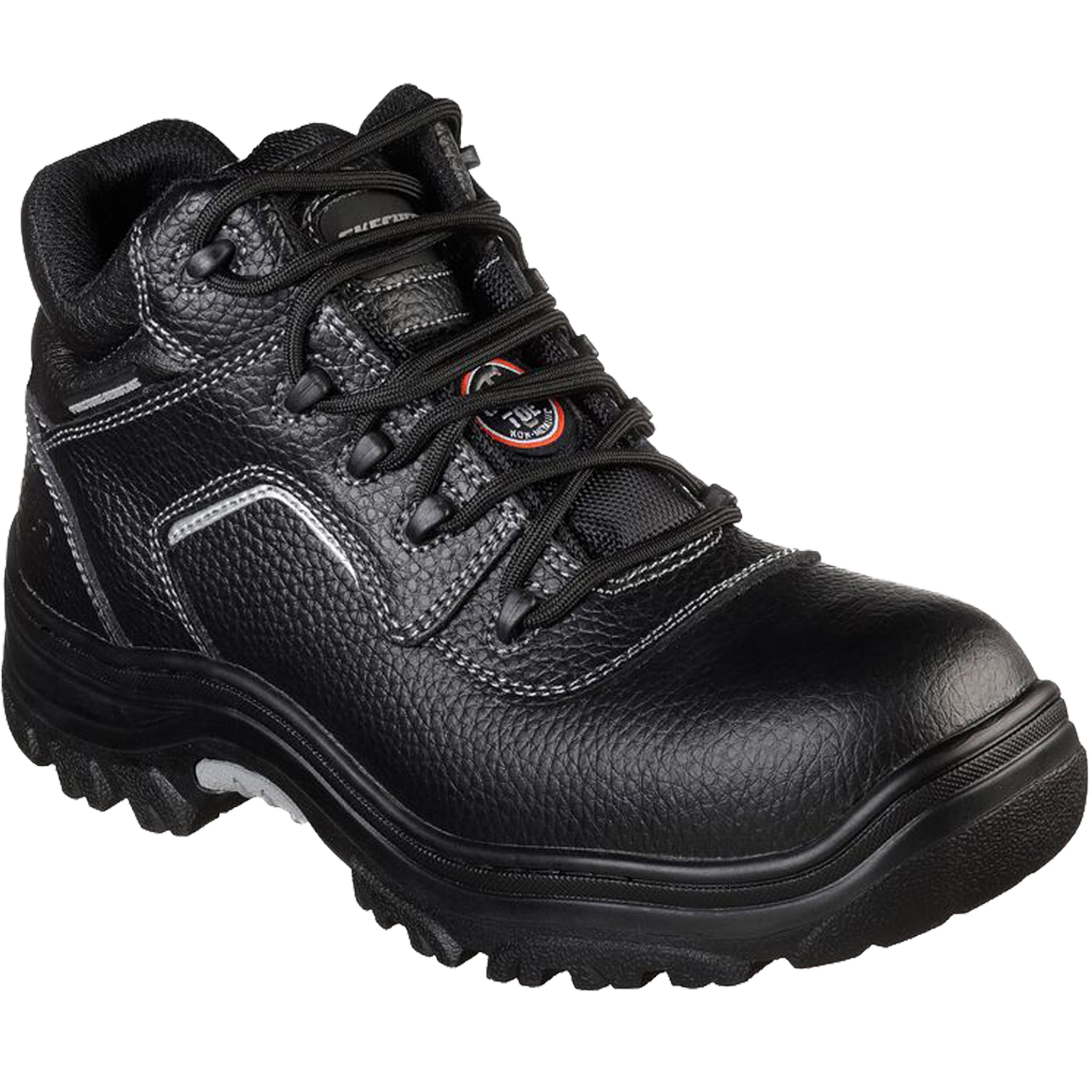 skechers steel toe memory foam boots