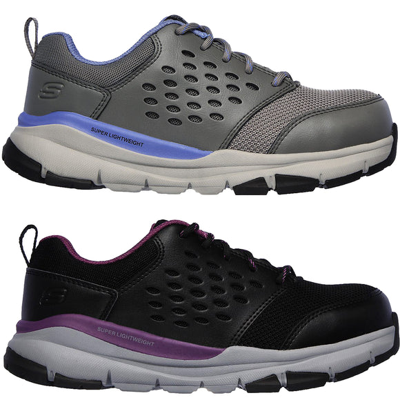 skechers lightweight safety shoes