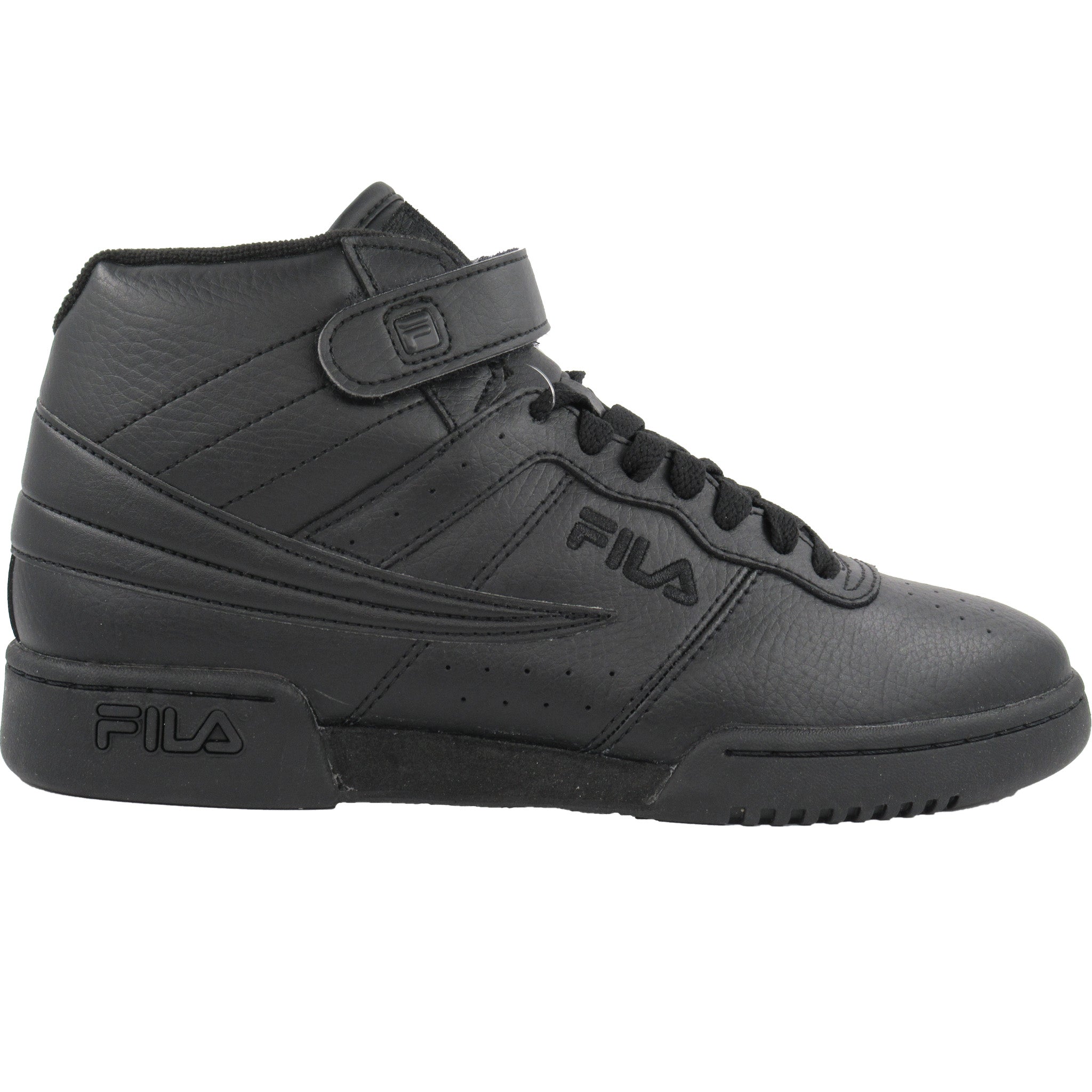 Fila Mens F13 F-13 Leather High Mid Top Casual Classic Basketball Shoes ...