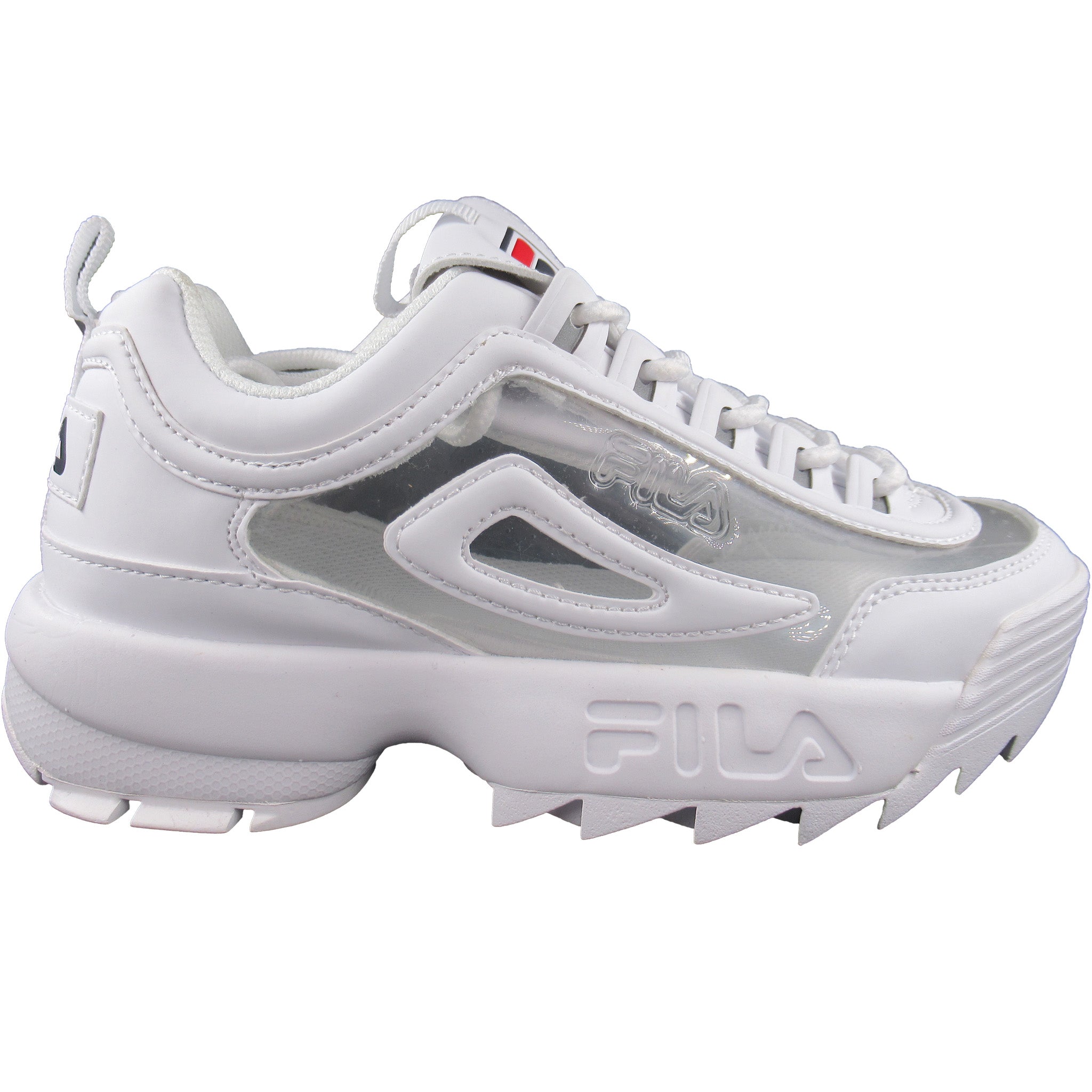 fila clear sneakers