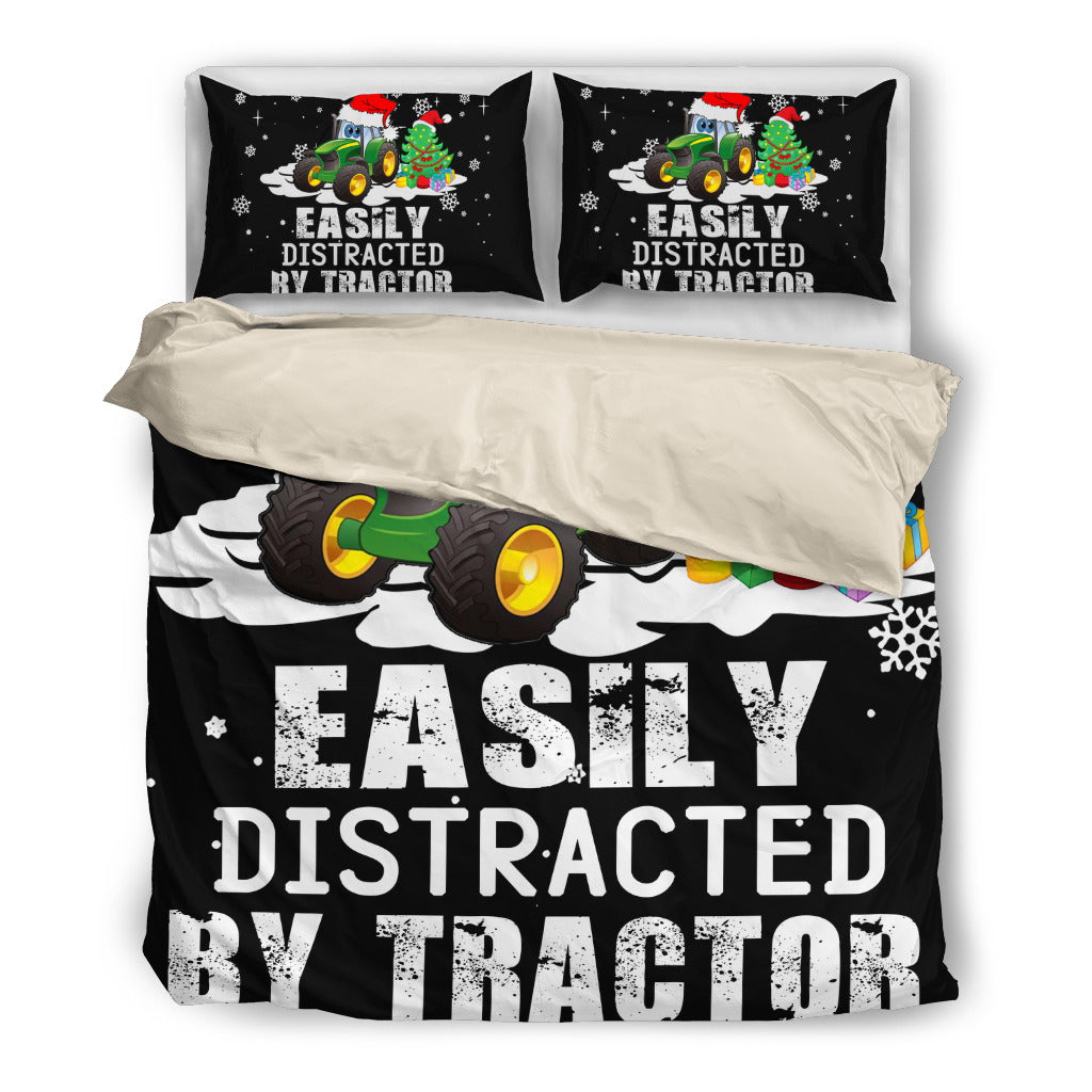 Farmer Easily Distracted By Tractor Bedding Set Azbetter