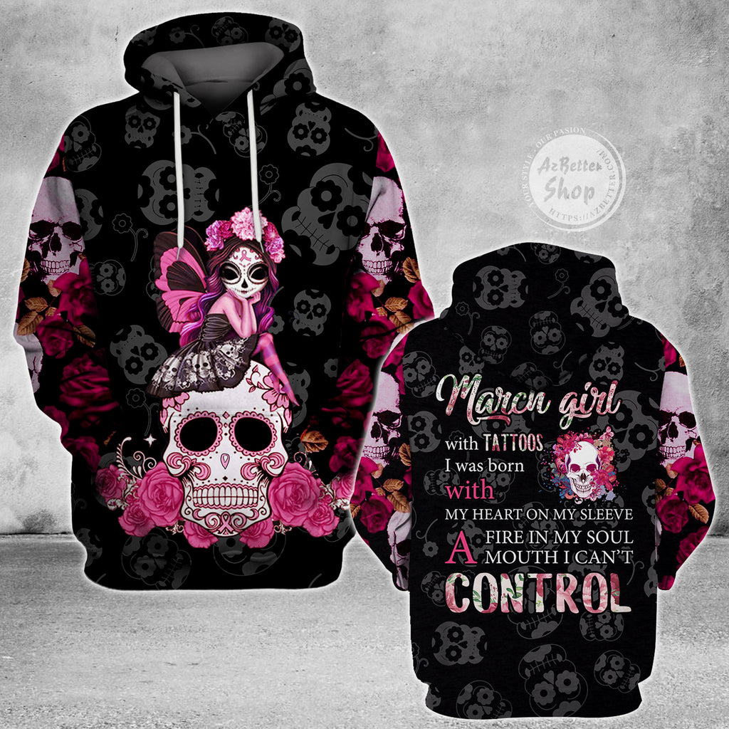 march girl hoodie