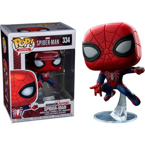 Spider Man Video Game 2018 Spider Man Swinging 334 Pop Vinyl Funko Exclusive