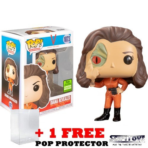 V Diana Lizard Face 1073 Pop Vinyl Funko Eccc 21 Spring Convention Www Scifi Toys Com