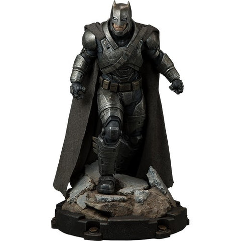 armored batman statue