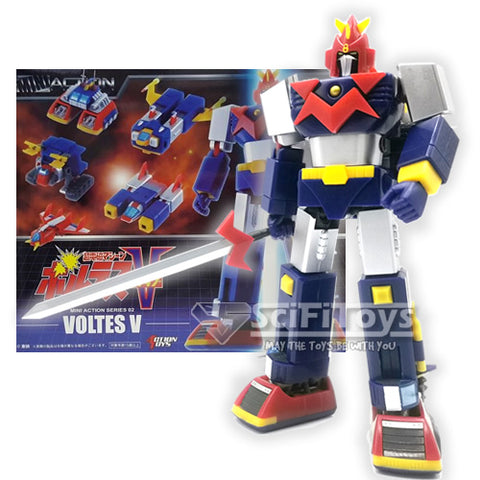 mini action figure choudenji machine voltes v