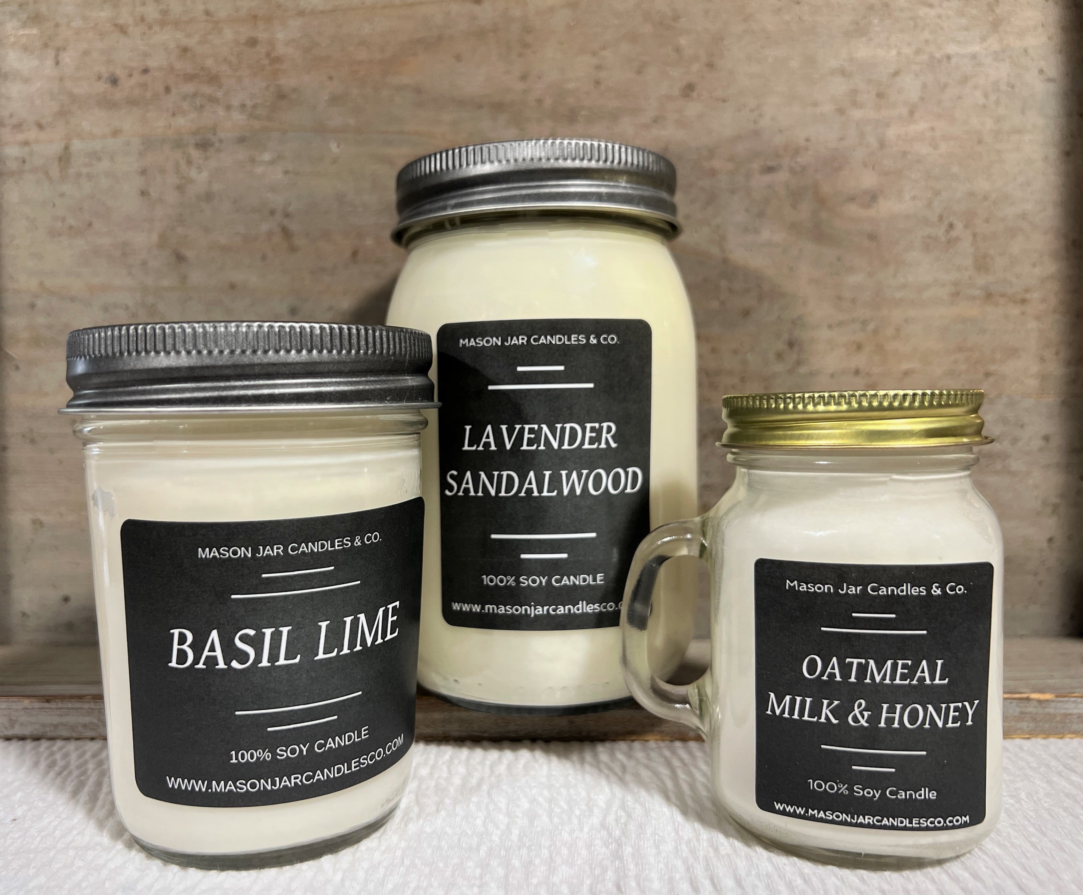 Fresh Linen Soy Candle - 13.6 oz – Essential Mason Candles