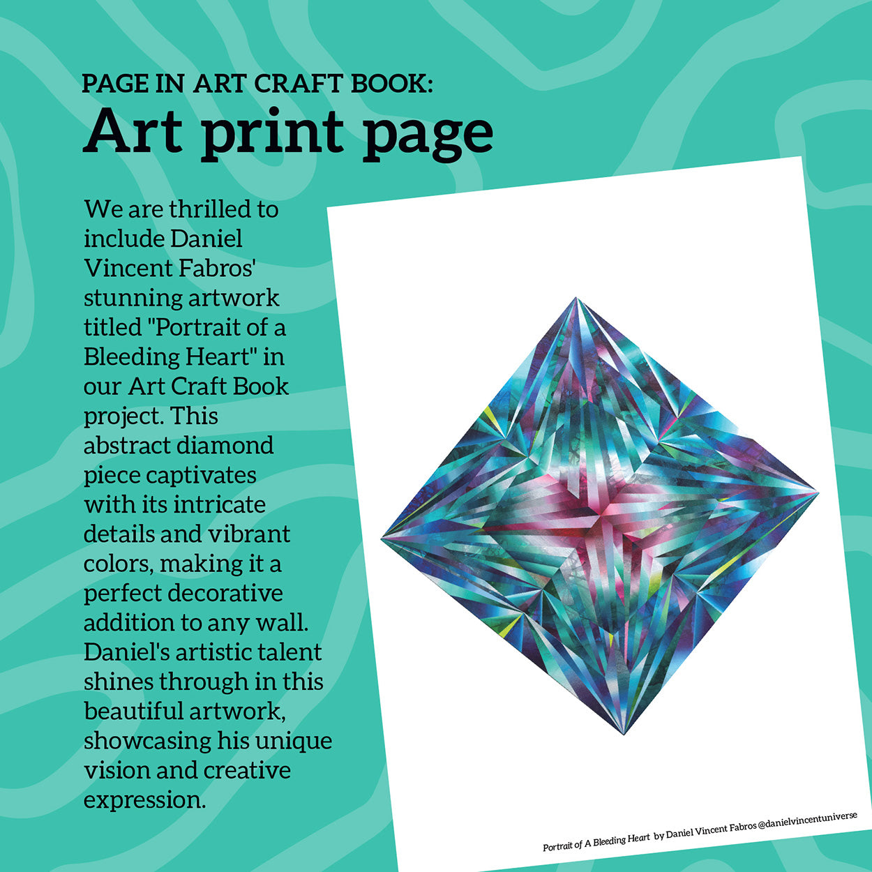 Daniel Vincent Fabros abstract artist Dumaguete city Philippines Wall Decoration Art Craft Book Gentle People