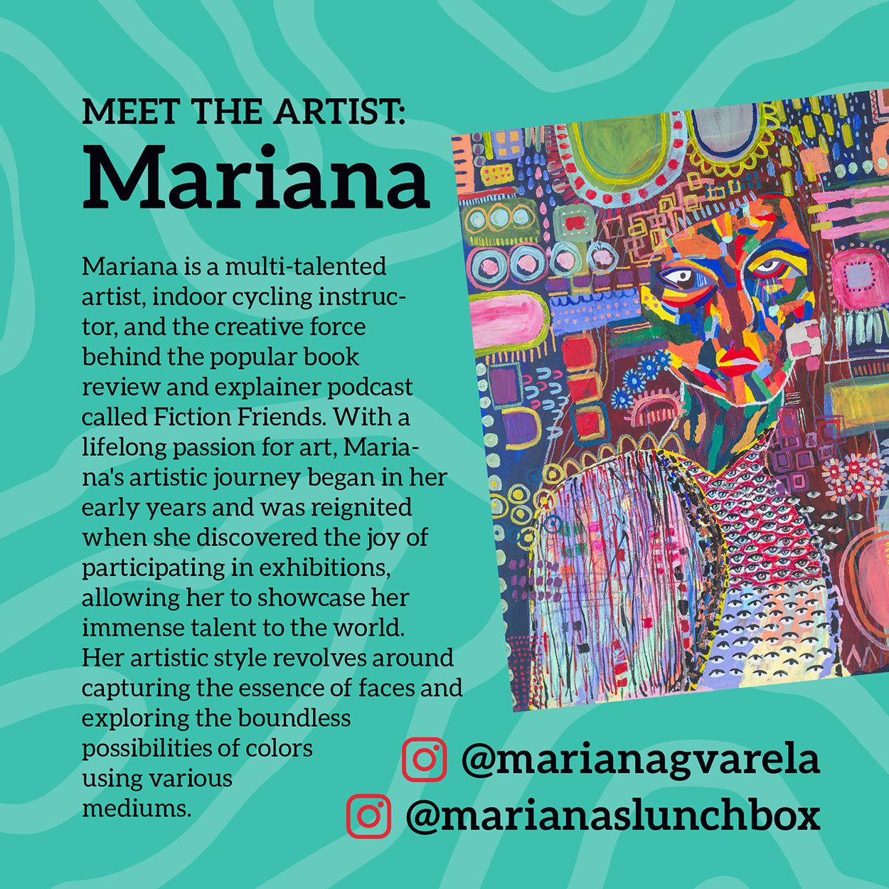 Mariana Dumaguete artist portraits postcard page Gentle People Art Craft Book Tourist souvenir Philippines
