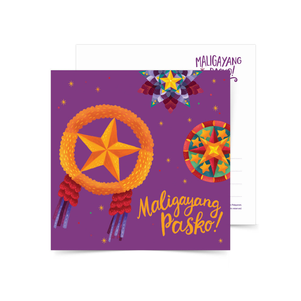 Maligayang Pasko Parol Postcard – Pinspired Philippines