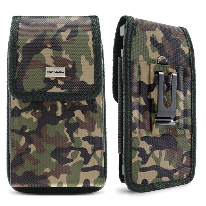 Evocel Urban Pouch Camouflage Belt Loop Case with Metal Clip