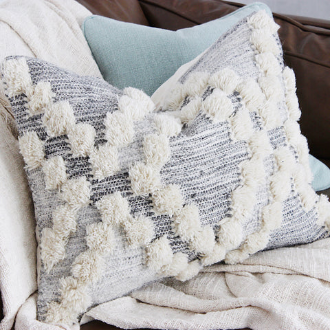 Moroccan Trellis Grey Cushion