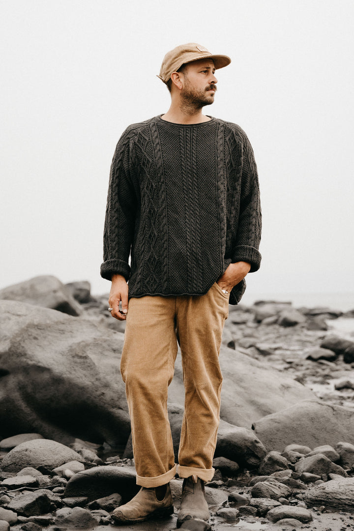 Fisheman Sweater XS / Charcoal