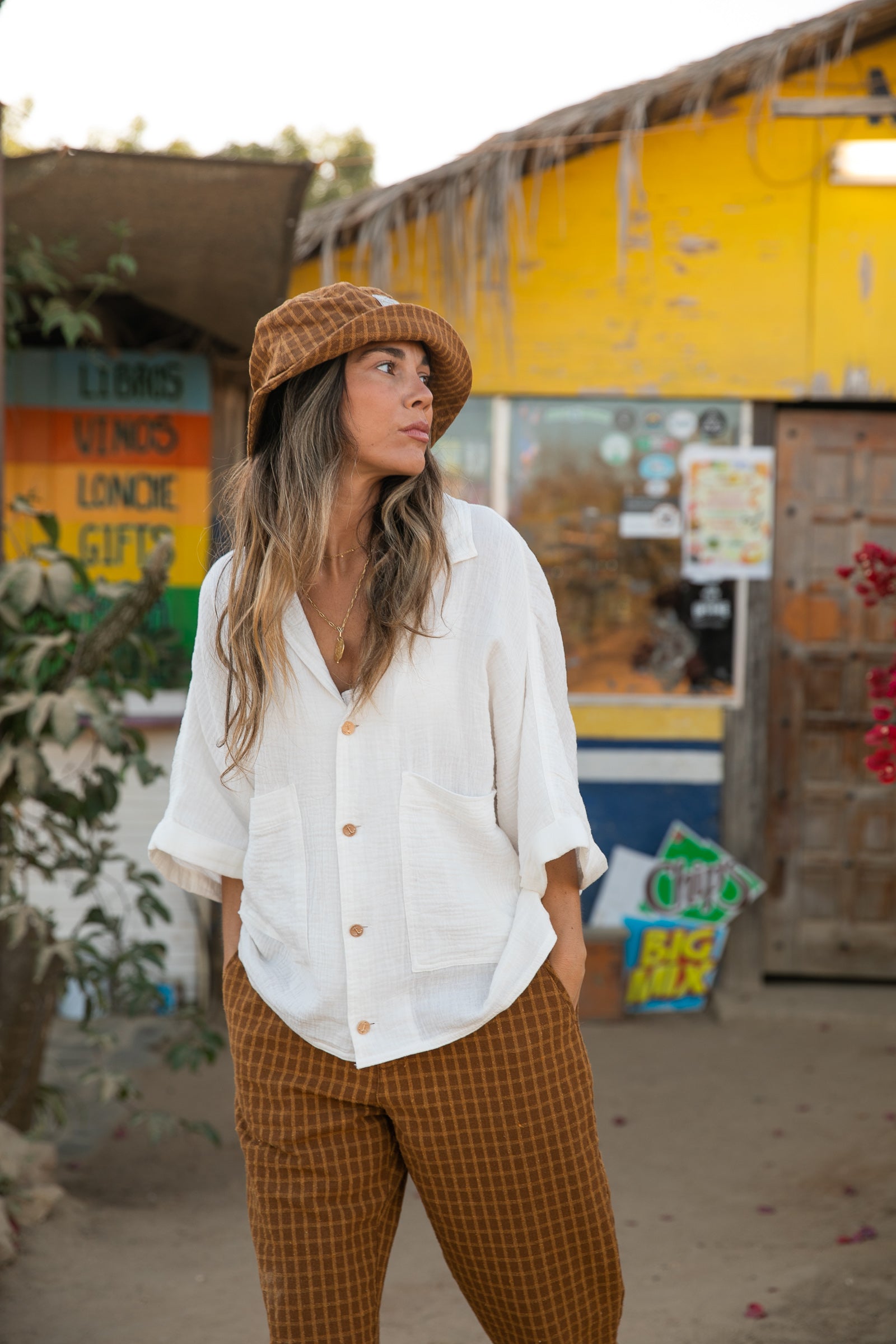 BRELLA - Women White Short Sleeve Shirt