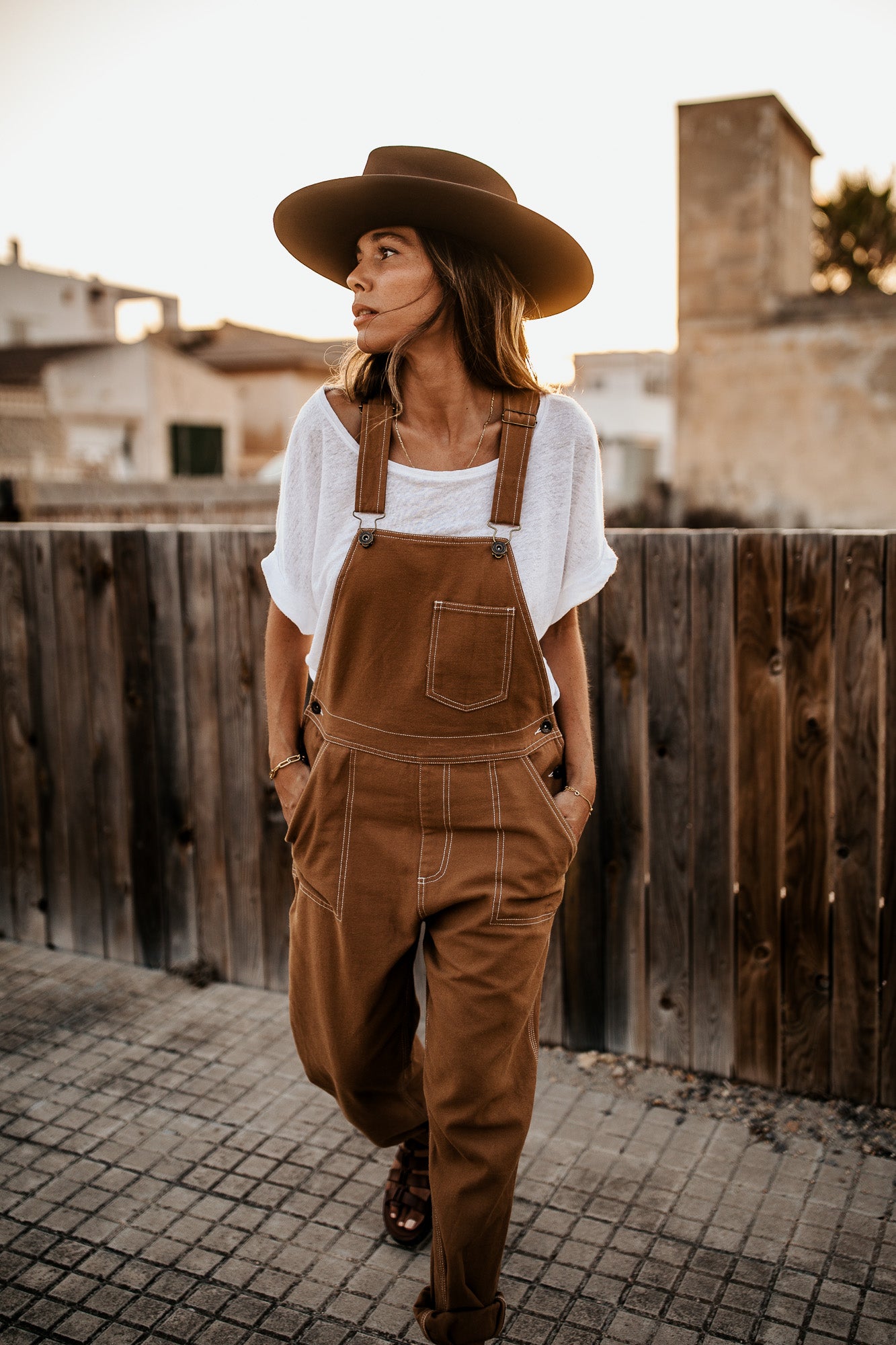 JACKS - Unisex Brown Overalls