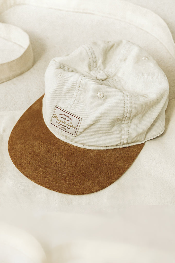 LV Cream Corduroy Hat — Frostytch