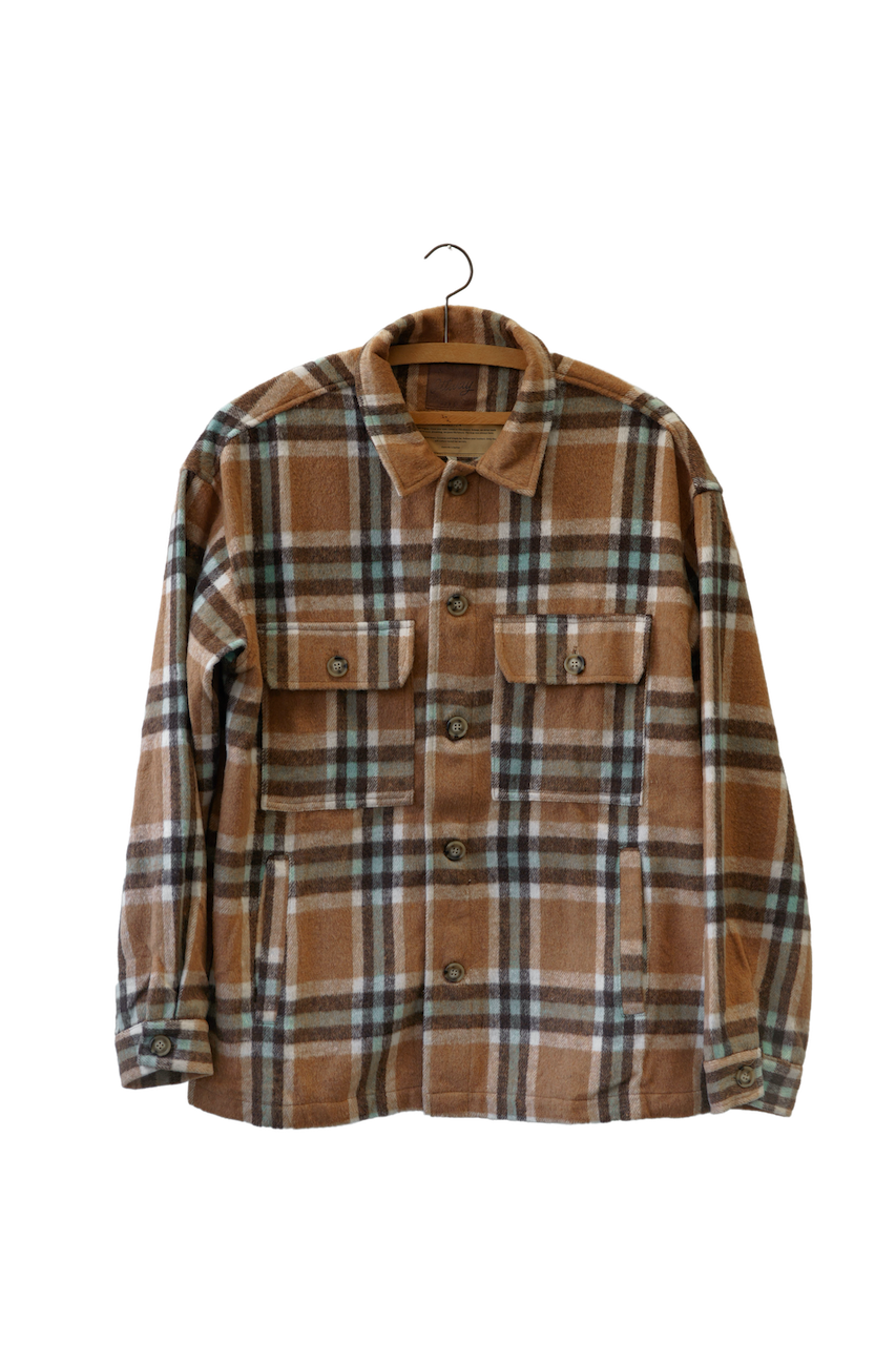 Winston - Women Brown Flannel Shirt/Jacket