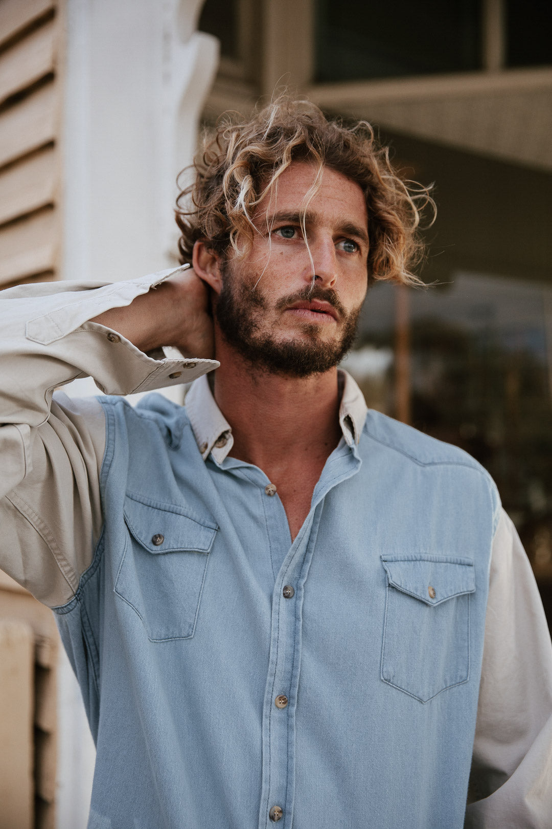 Blueford - Denim Long Sleeve Shirt