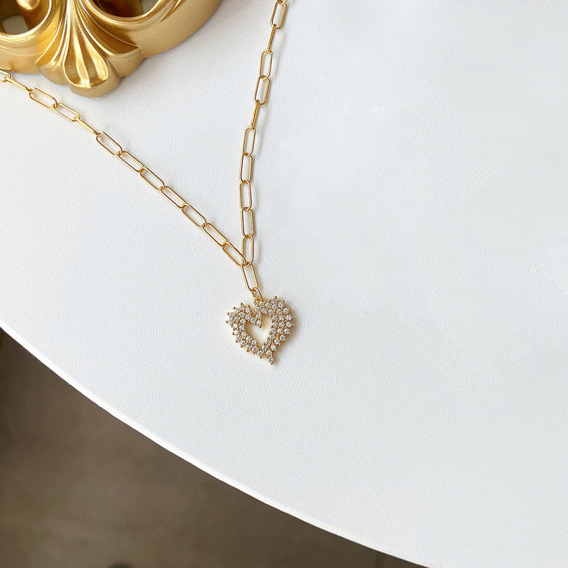 Diamond Heart Collier