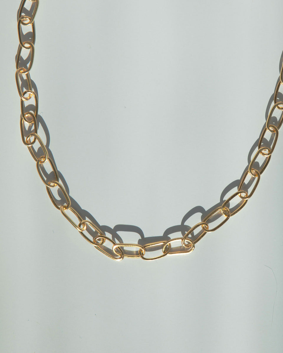 Gold Vermeil Chain Necklace | En Route Jewelry