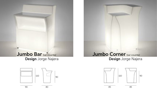 Jumbo Thekensystem Elemente - Die Jumbo Bar - Die Jumbo Corner