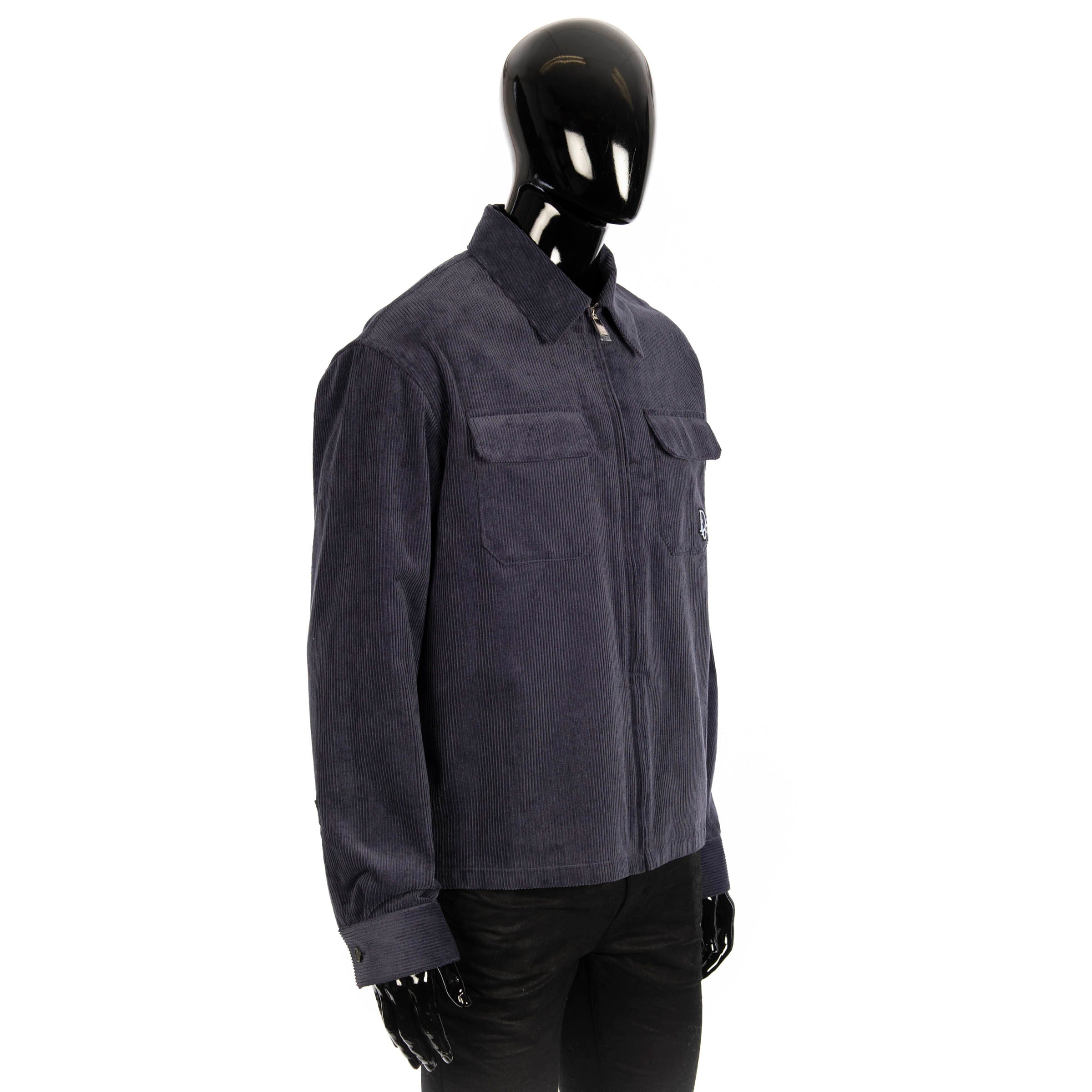 dior oblique patch overshirt