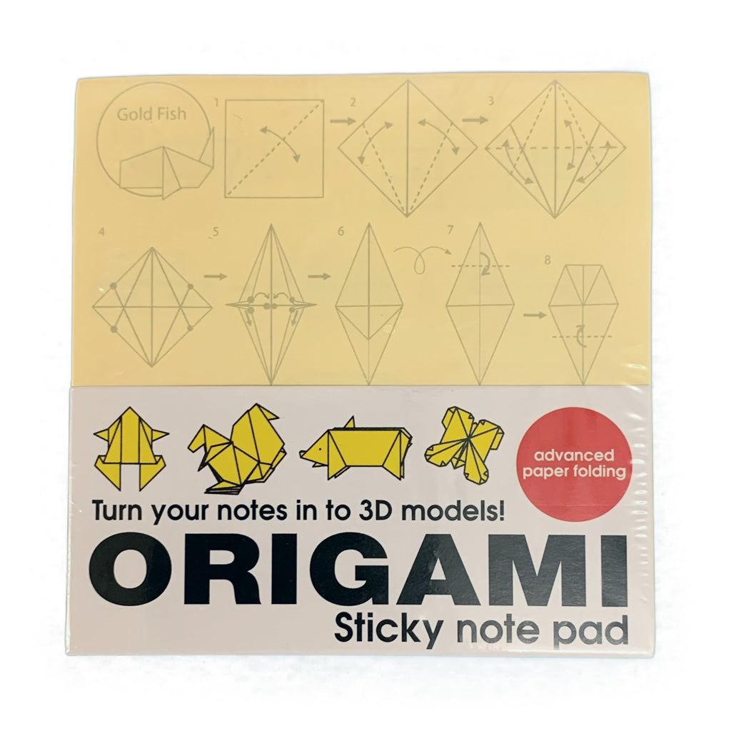 mini sticky note origami